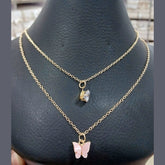 Double Layered Butterfly Pendant